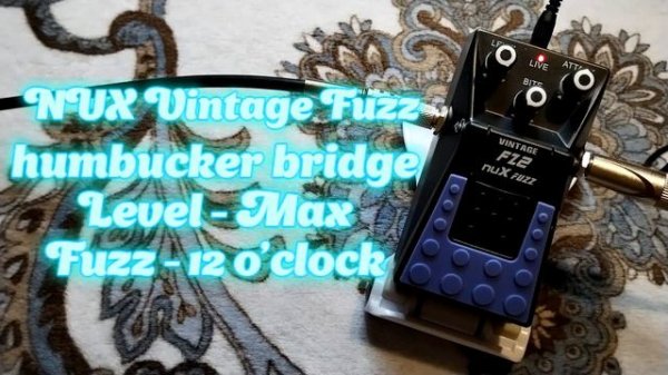 DUNLOP FUZZFACE VS NUX VINTAGE FUZZ | ЧЁ ПО ФУЗЗАМ???