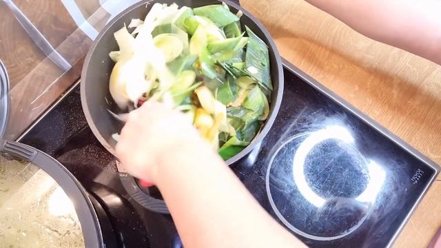 Как приготовить Лук-Парей с рисом постное блюдо (Турецкая кухня)пыраса, #pirasa смотреть онлайн