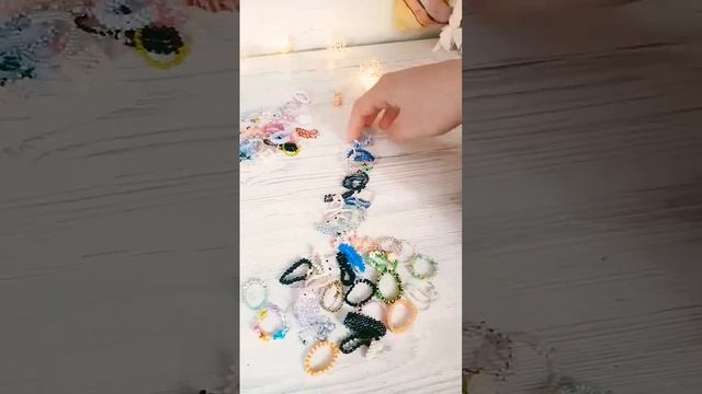 считаю свои кольца из бисера! А у вас сколько? идеи для колечек из бисера смотреть онлайн