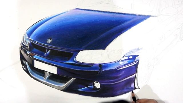 HOLDEN HSV Commodore VT Clubsport Car Drawing