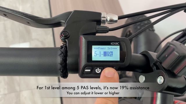 How to set KD58C power assist level смотреть онлайн