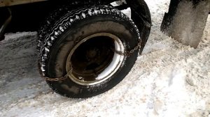 Цепи противоскольжения на ГАЗон