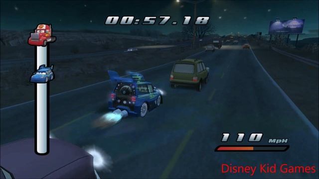 Disney Pixar Lightning McQueen Cars Movie Game 32 - DJ High Speed Heist смотреть онлайн