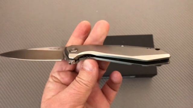 Ruike P135-SF Steel Framelock Flipper Knife With 14C28N Sandvik Steel Blade