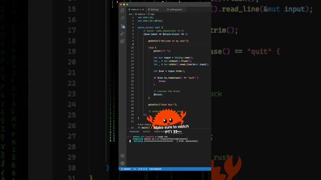 Rust Macros - CLI Prompt [3/3] #programming #rustlang смотреть онлайн