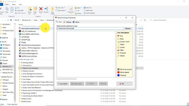 Remove empty folders смотреть онлайн