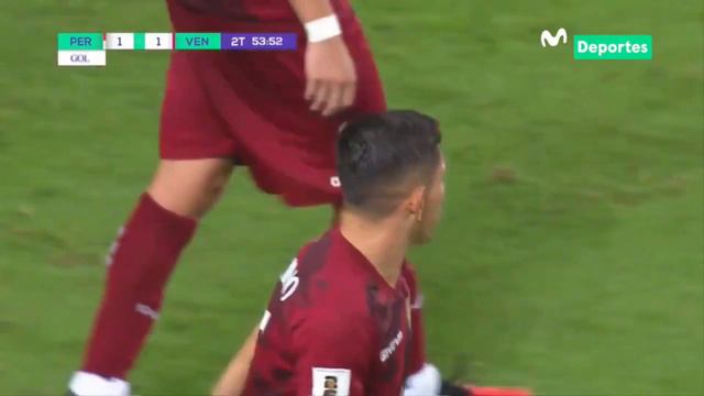 Golazo De Jefferson Savarino Para El 1-1 De Venezuela Ante Perú