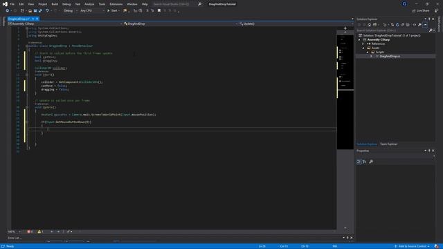 Unity drag and drop tutorial смотреть онлайн