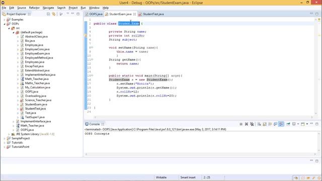 Java - Encapsulation смотреть онлайн