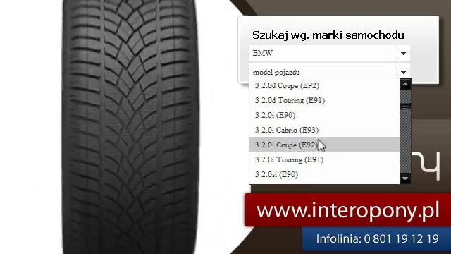 Opony zimowe Dunlop Winter Sport 3D www.interopony.pl смотреть онлайн