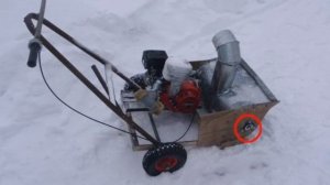 Самодельный снегоуборщик своими руками.  Самоделкины из России?!