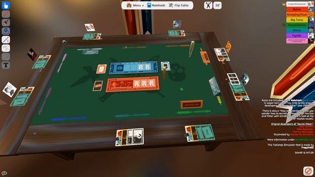 Secret Hitler - TTS - Fascist Gameplay смотреть онлайн