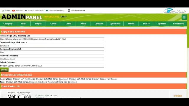 Copy All Song From WebSite - New Trick Code 2022 смотреть онлайн