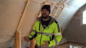 Мансарда. День 1-4. Пароизоляция. Обрешетка под вагонку. Пылесос Hilti vc 20-u.