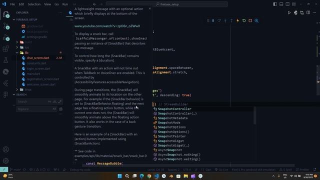 Flutter FIREBASE chatting app complete tutorial - 2023 смотреть онлайн