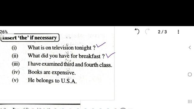 Class 6 English Work Book Unit 3/ S.S.V.M / Use of Article 'The' & Present perfect progressive смотреть онлайн