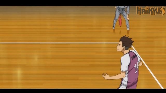 Haikyuu!! Season 3 Match Moments #1 Karasuno High VS Shiratorizawa Academy ハイキュー!! смотреть онлайн