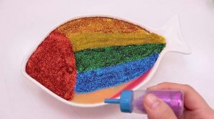 ДЛЯ МАЛЫШЕЙ ! l Смешиваю весь свой смузи из слайма в Rainbow Fish ASMR