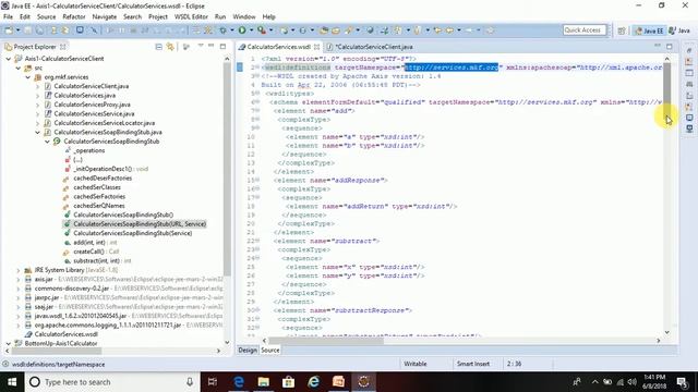 SOAP Web Services Lesson 19 - part 2| Creating SOAP web service CLIENT using Axis1 | STUB Generatio смотреть онлайн