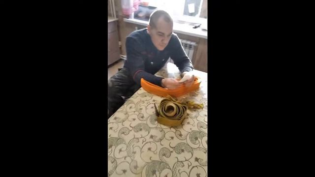 Заменил старый трос на трос Felix 12 т с крюками повышенной прочности. смотреть онлайн