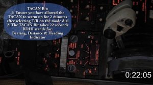 1 Minute DCS - F-14B Tomcat - TACAN Tutorial