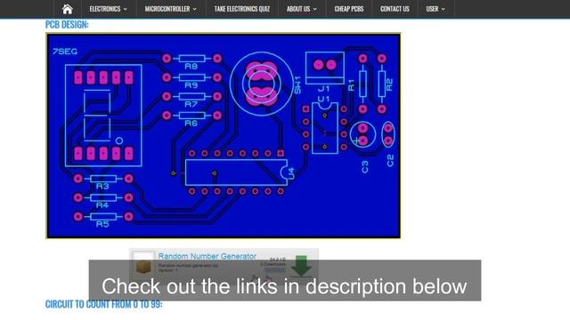 Random number generator circuit ( without use of coding ) смотреть онлайн