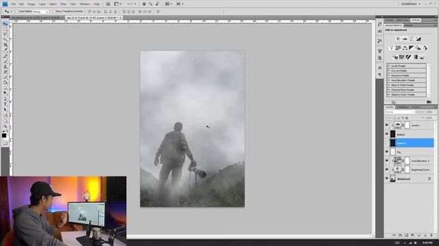 Quickest way to add snow with Photoshop смотреть онлайн