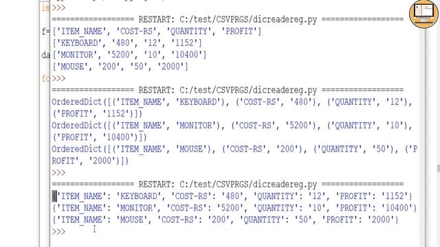 PART 6 || CHAPTER 13|| DictReader() class in python || 12TH COMPUTER SCIENCE || смотреть онлайн