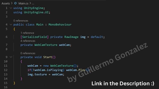 How to Display the Unity Web Camera on a Raw Image смотреть онлайн