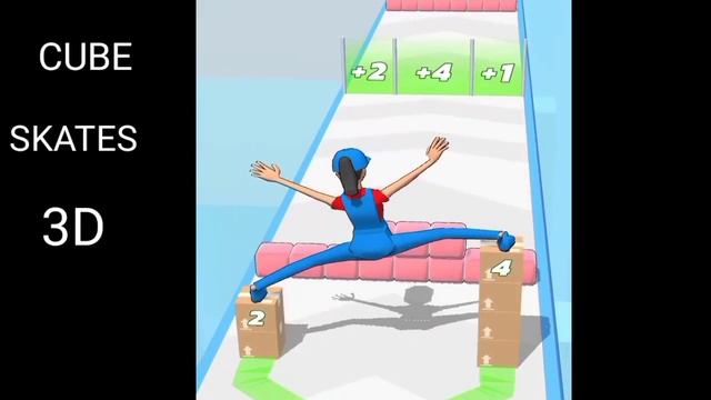 Cube Skates Run 3D | Cube Skates Run Long time || videos for kids | Kids Gameplay смотреть онлайн