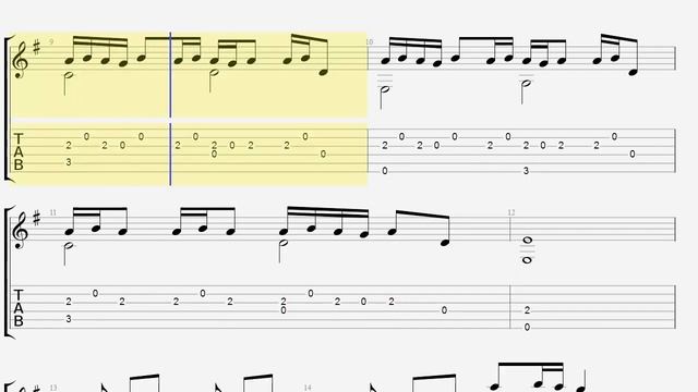 Fly Away - TheFatRat guitar tab & notes смотреть онлайн