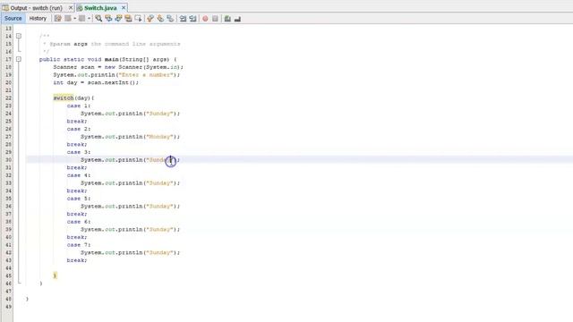 Java Programming Tutorial Switch Statement смотреть онлайн