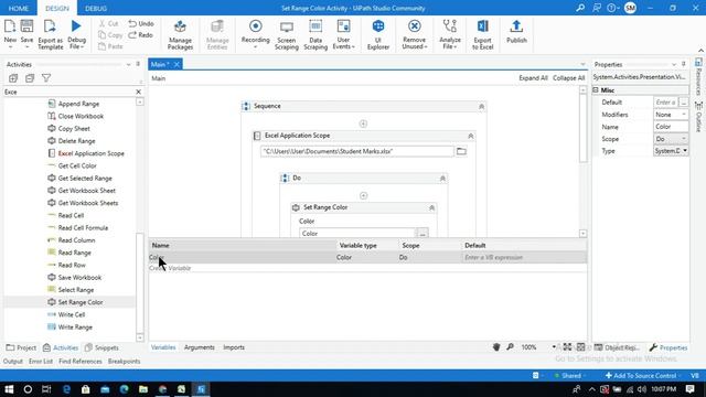 UiPath RPA - Set Range Color Activity in UiPath || Excel Automation смотреть онлайн