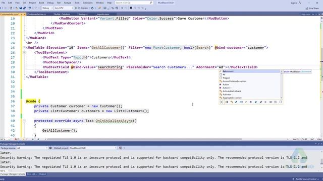 CRUD Operation Using MudBlazor | Best Blazor UI Components смотреть онлайн