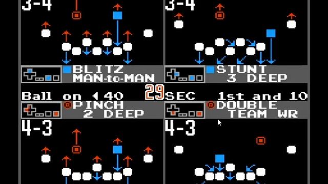 NES Play Action Football #01 One Quarter of Play смотреть онлайн