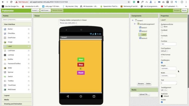 How to Create Walking Distance Counting App Using MIT App Inventor 2 смотреть онлайн