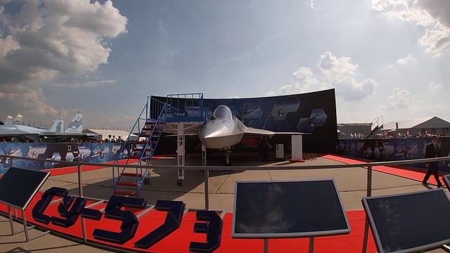 Су-57 (Т-50 ПАК ФА). Авиасалон МАКС-2019 смотреть онлайн