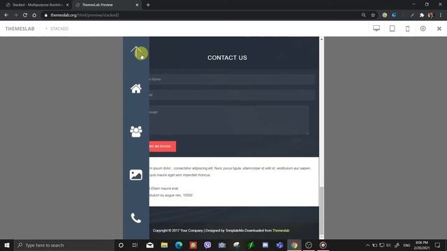 Stacked: Multipurpose Bootstrap HTML Template смотреть онлайн