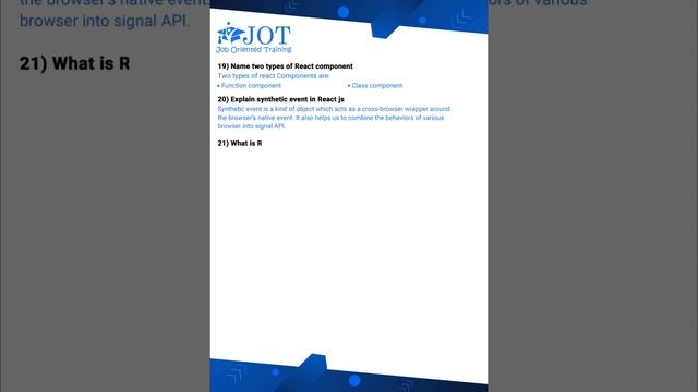 Top 50 React Interview Questions and Answers смотреть онлайн
