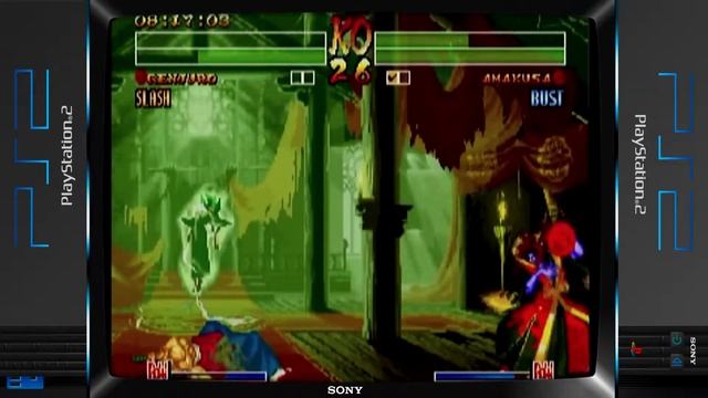 Samurai Shodown Anthology - Samurai Shodown IV - Genjuro good ending playthrough (PS2) смотреть онлайн