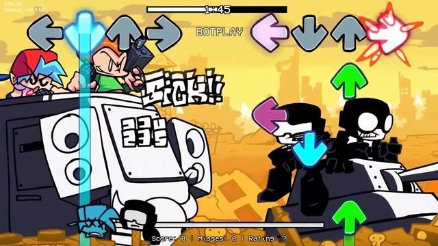 FNF Funkscop Impatience but it's Tankman vs BF and Pico смотреть онлайн