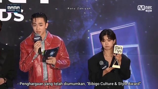 [INDO SUB] Jhope On Red Carpet MAMA 2022 + Win Bibigo Culture Style Award
