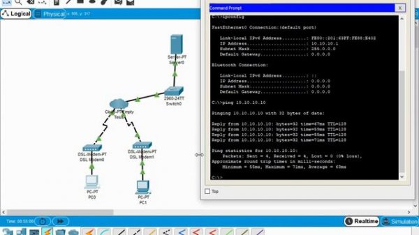 Cisco Packet Tracer - Creating DSL and Cable Service Providers in the Cloud