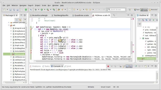 Implementing kD-trees (using Scala) смотреть онлайн