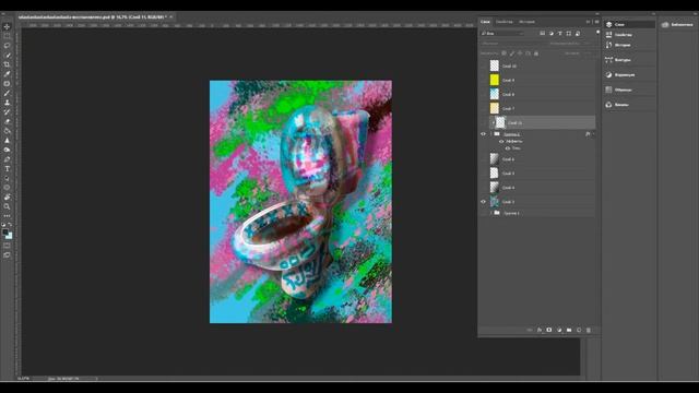 ART RAVE SRALNIK - создание арта сральника в photoshop и paint to sai смотреть онлайн