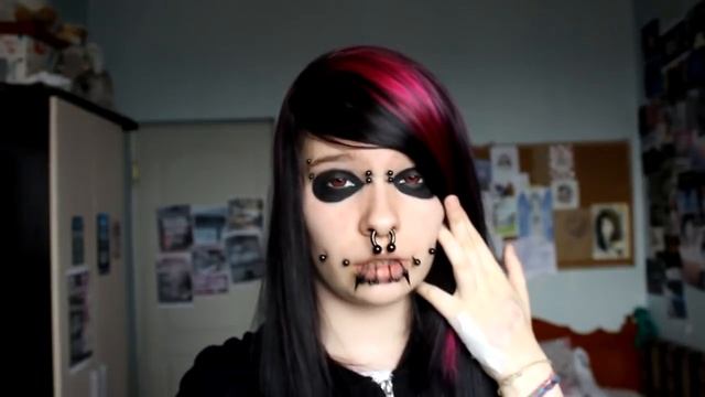 100 слоёв пирсинга на лице/ Мои 14 проколов / Неко Няшка / Neko Nyaska / смотреть онлайн