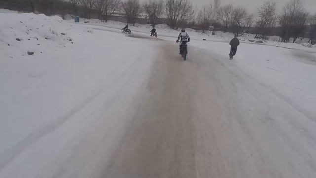 2017/01/04. Мотокросс. Тренировка. Курьяново. Крайний заезд. Нарезка смотреть онлайн