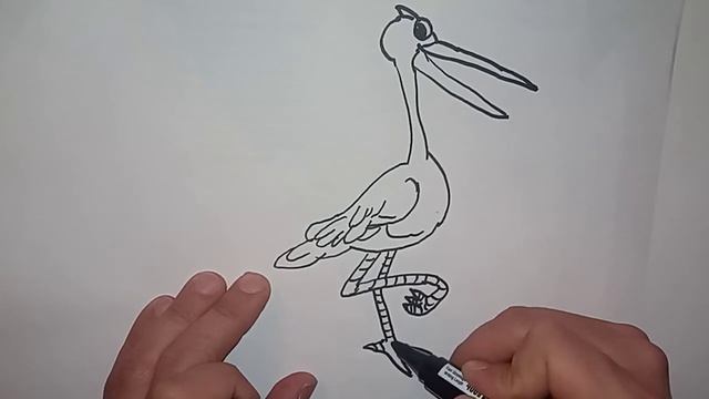? HOW TO DRAW AND COLOR A STORK смотреть онлайн