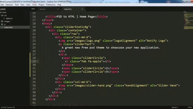 Free Frontend Web Development course in Urdu - Class 37 - Convert PSD into Bootstrap-4 - Part 2 смотреть онлайн
