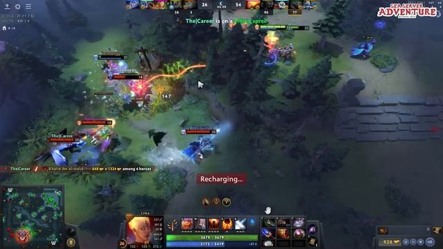 I USE LINA DOTA 1 BUILD ON 7.33D AND IT'S BROKEN смотреть онлайн